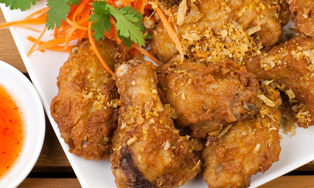 Thai Garlic Chicken Wings