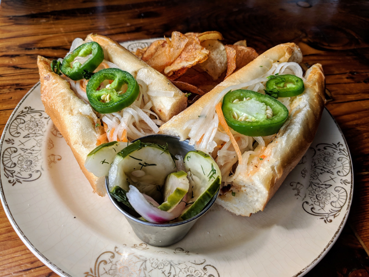 Grilled Chicken Banh Mi