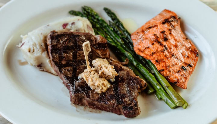 Surf & Turf- Salmon & Top Sirloin *GF