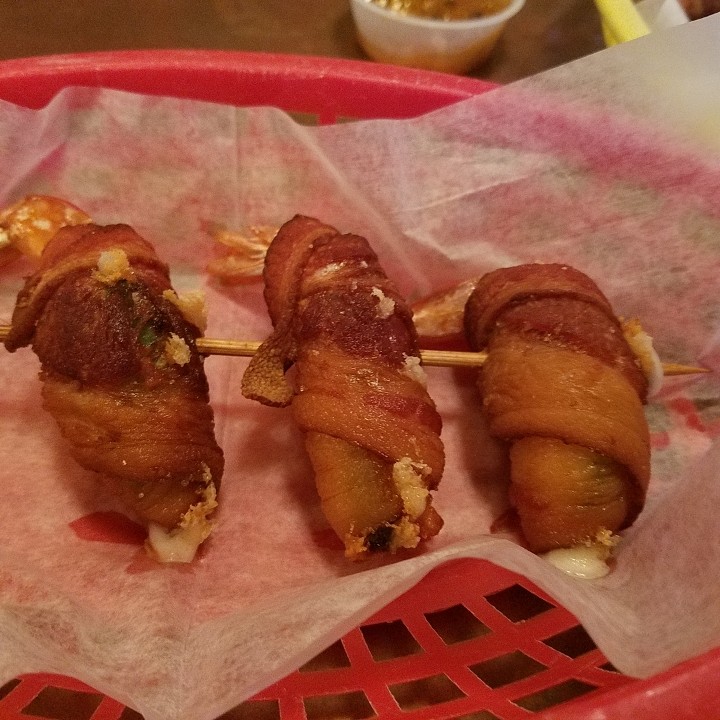 6 Bacon Wrapped Shrimp