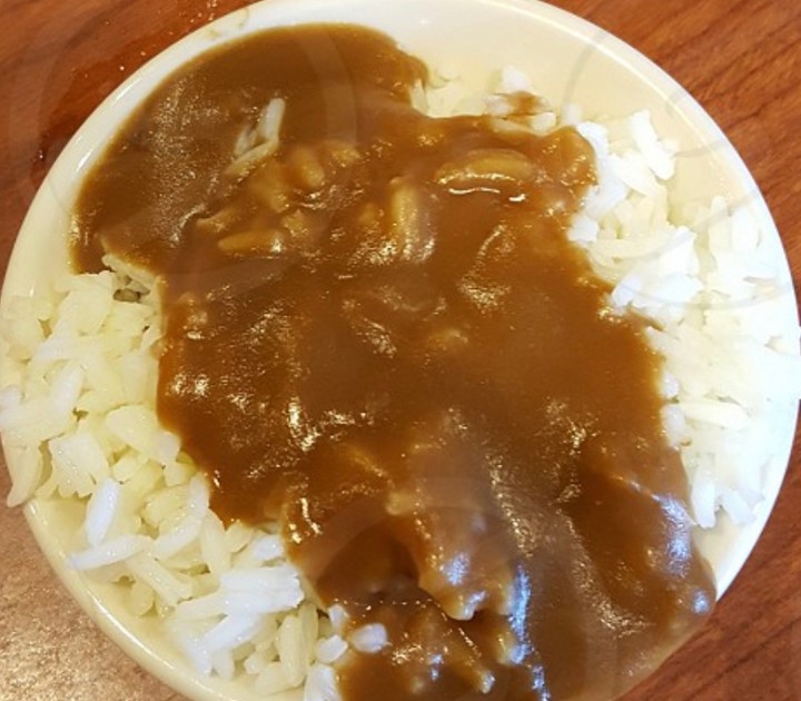 White Rice n gravy