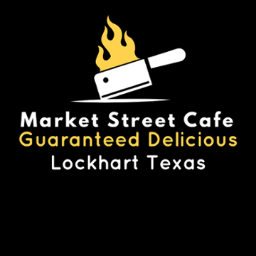 Market Street Cafe 1100 state park road #116 Lockhart TX 78644 logo
