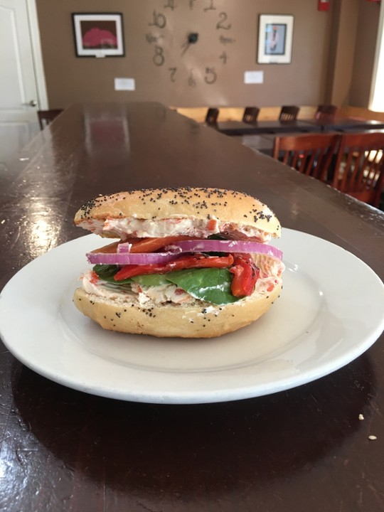 B'fast Veggie Bagel