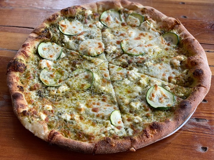 Zucchini & Ricotta Pizza