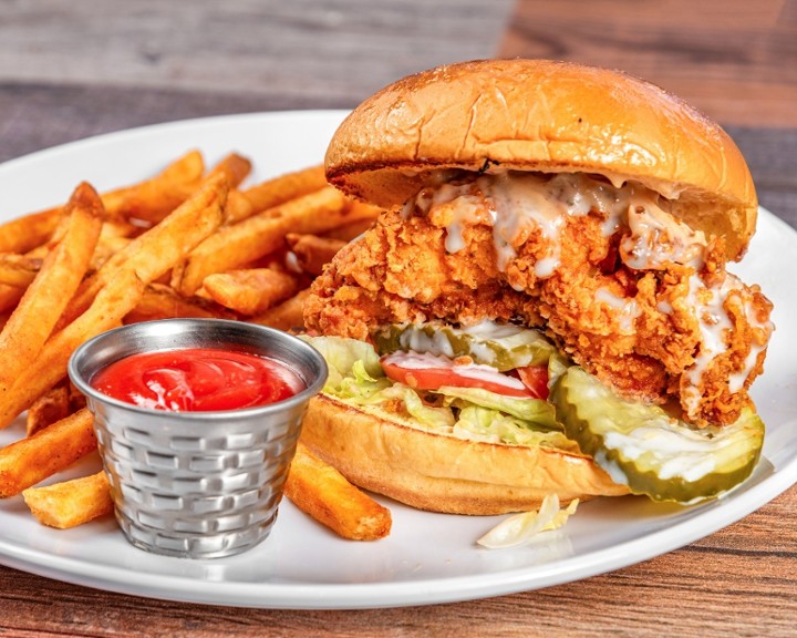 The Firebird Chicken Burger