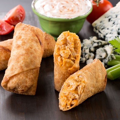 Buffalo Chicken Egg Rolls