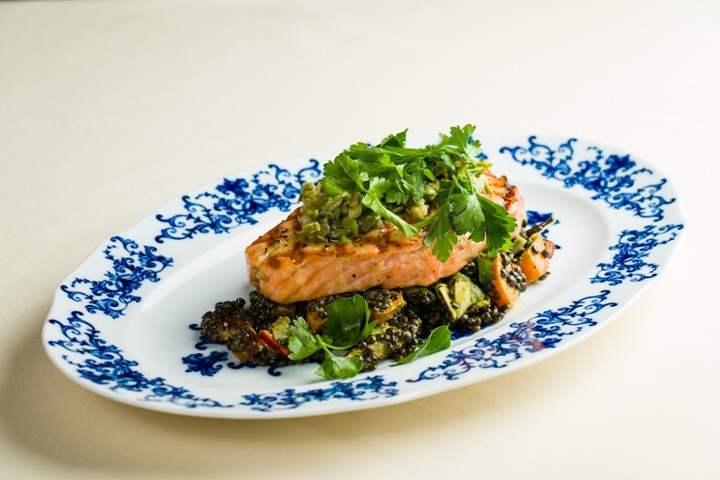 Salmone con Lenticchie*