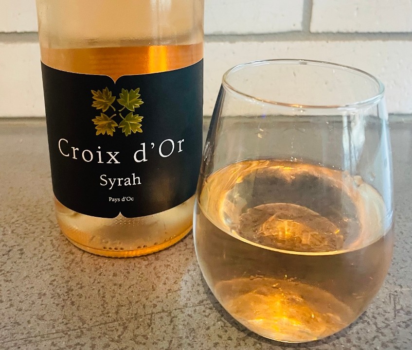 Croix D'or Syrah Rose- Glass