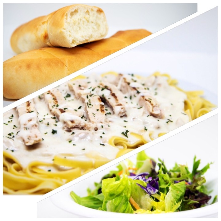 Fettuccine Alfredo w/ Chicken Party Meal