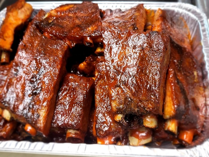 Items With Ribs Firenze Restaurant - Full Slab BBQ Ribs.