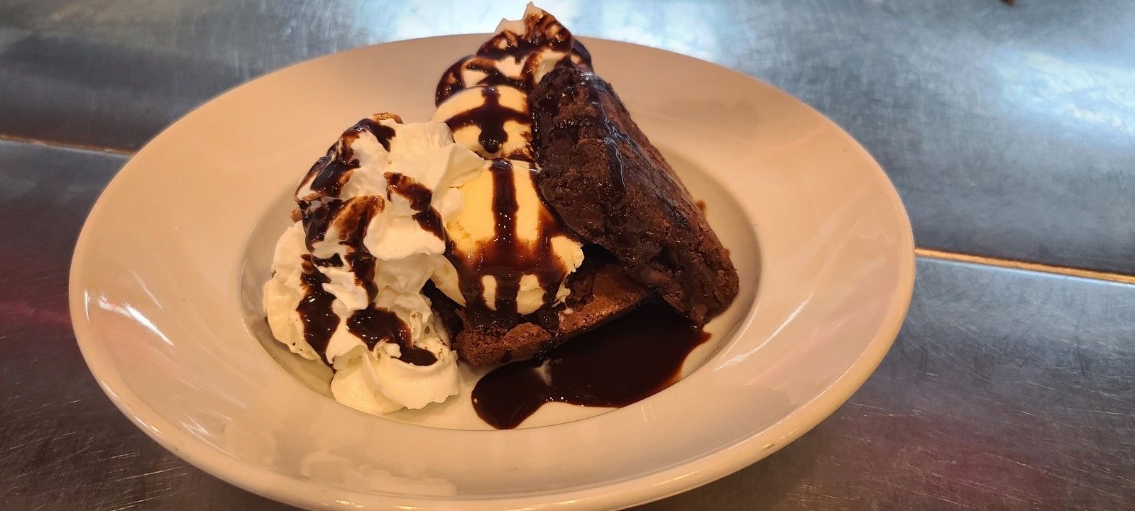Double Stacked Brownie Sundae