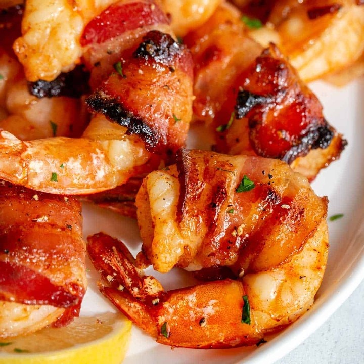 Bacon Wrapped Prawns