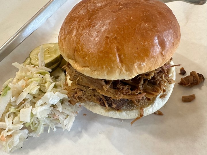 Pulled Pork Sandwich & Side