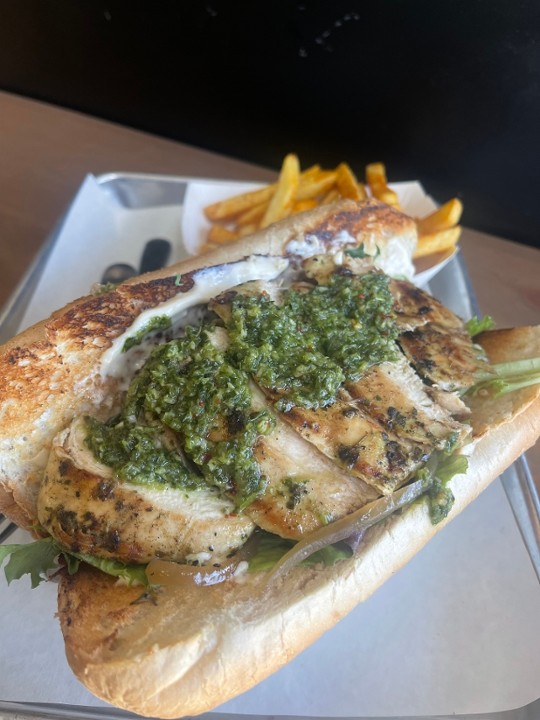 Chimichurri Chicken Sandwich & Side