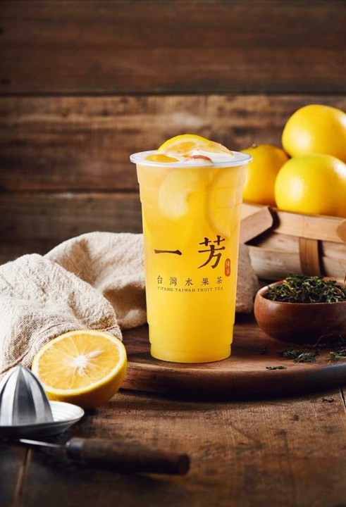 Orange Fruit Tea 鮮榨柳橙水果茶