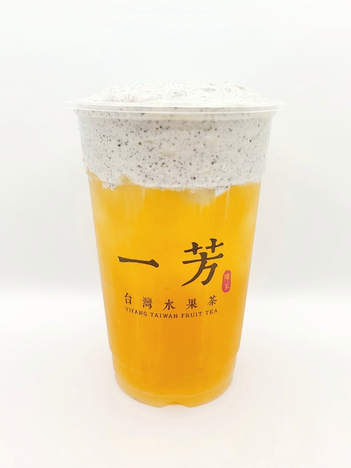 Black Sesame Cream foam Iced Tea 芝麻霜乳純茶