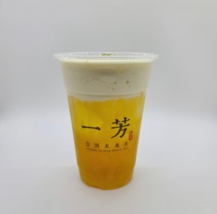 Green Tea with Cheese Foam 芝士奶蓋綠茶