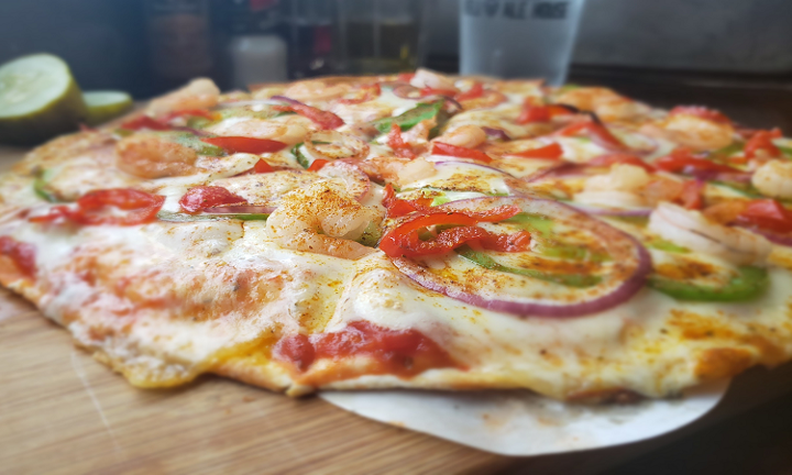 Cajun Shrimp Pizza