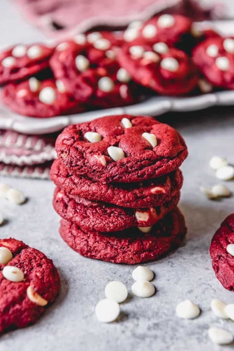 3 Red Velvet Chocolate Cookies