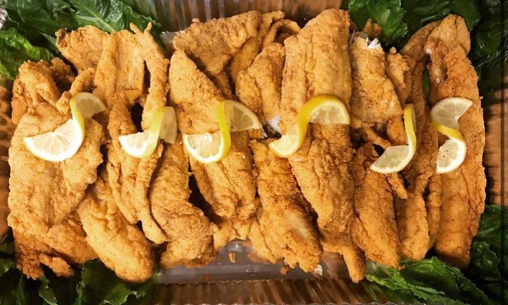 FRIED WHITING FISH FILETS 25 PIECES