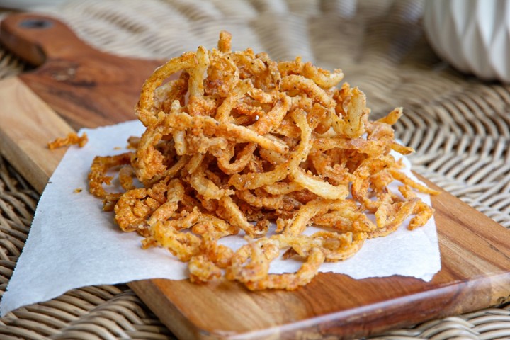 Basket Of Onion Straws