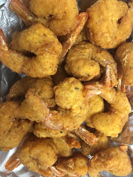 ½ lb Fried Shrimp w/ 2 sides