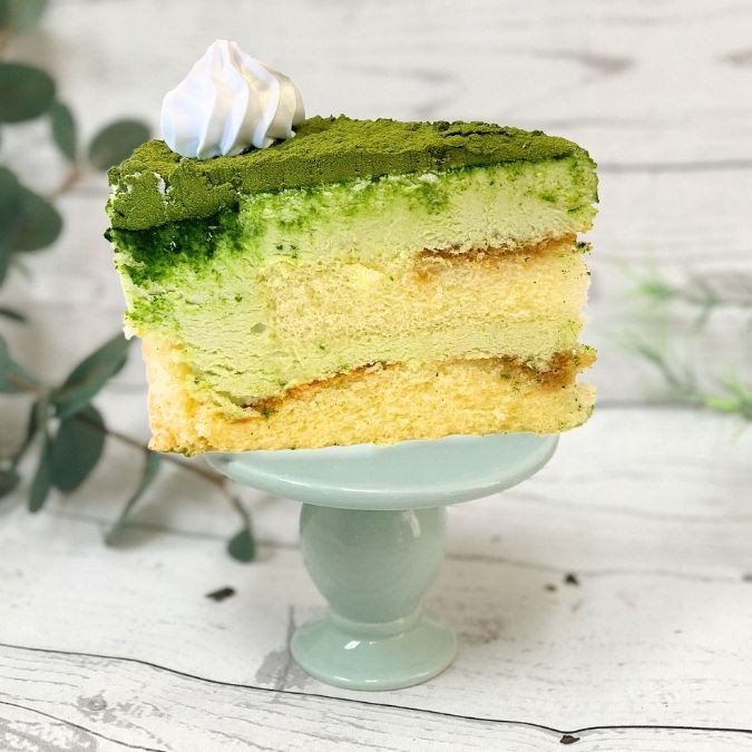 Matcha Tiramisu Slice