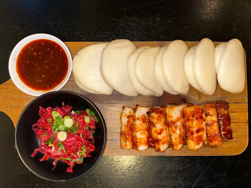 Twice Cooked Pork Belly Buns