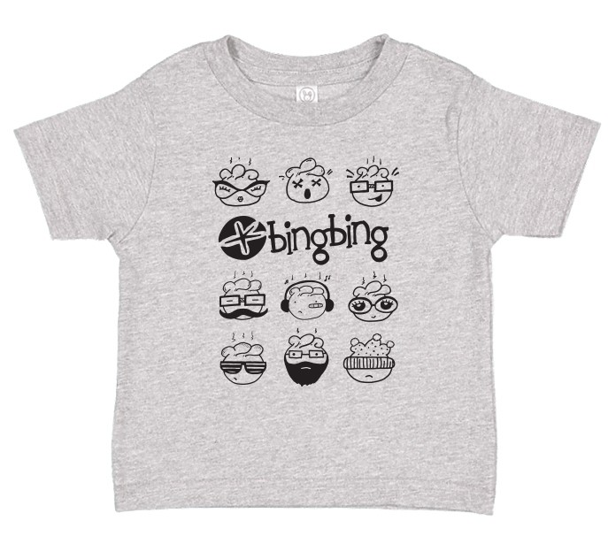 Bing Bing Dim Sum Gray Toddler T-Shirt