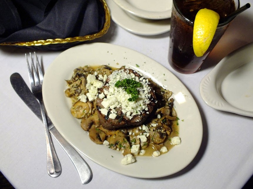 Mushroom and Feta Filet