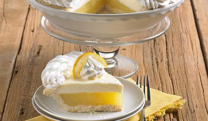 Double Cream Lemon Pie
