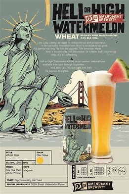 15 Hell or High Watermelon 21st Amendment Brewery