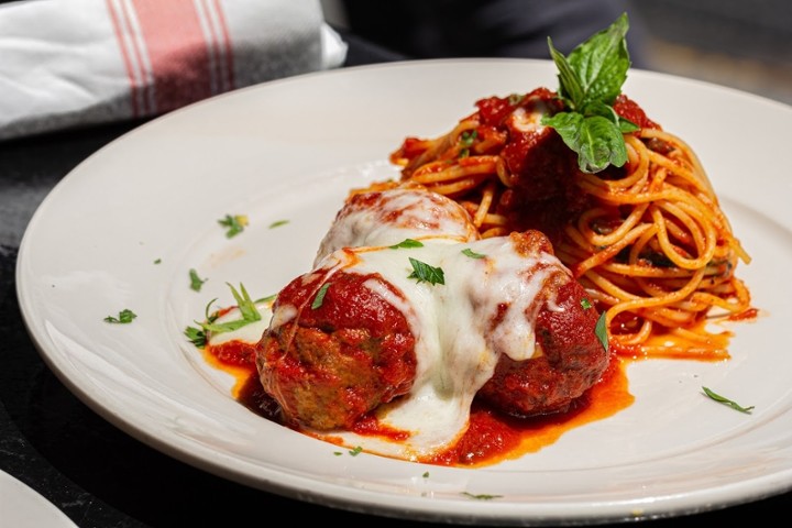 Meatball Parmigiana Platter