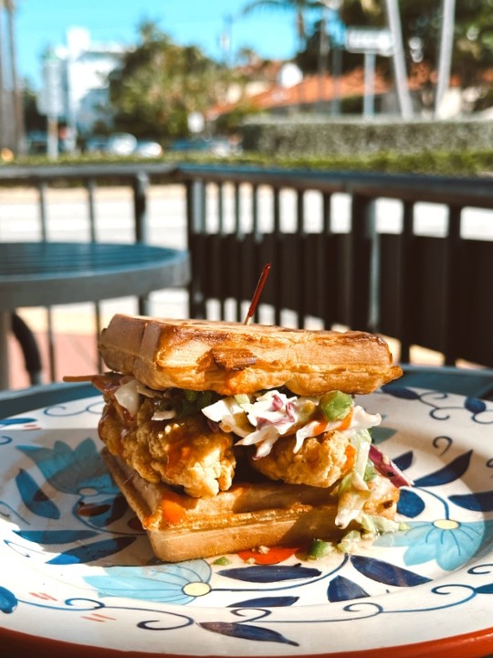 The Harlem Chicken n' Waffles Sandwich - Limited Time Special!