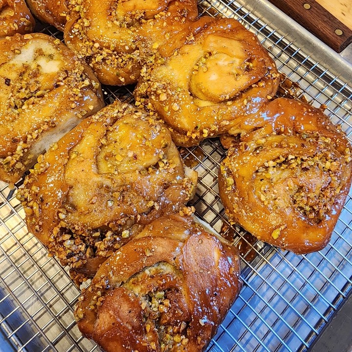 Pistachio Cardamom Bun