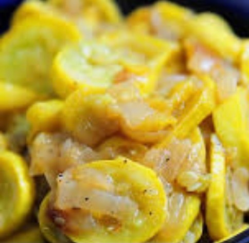 Yellow Squash and Onions