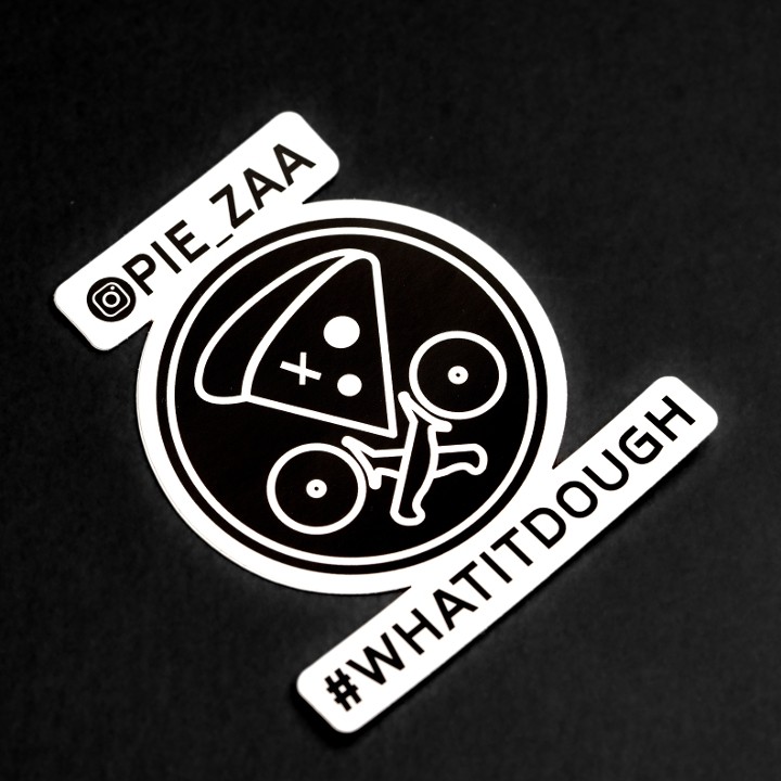 PIE.ZAA Logo Sticker