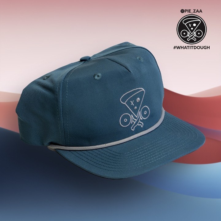 Teal W/Gray rope logo hat