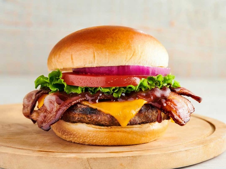 Turkey Bacon Cheeseburger