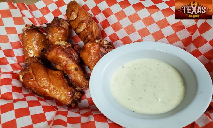 6 Fried Smoked Chicken Wings