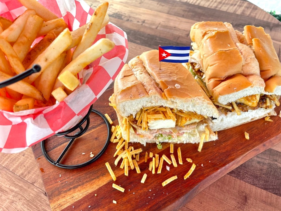 “The Bomb” Chicken Sandwich w/Fries