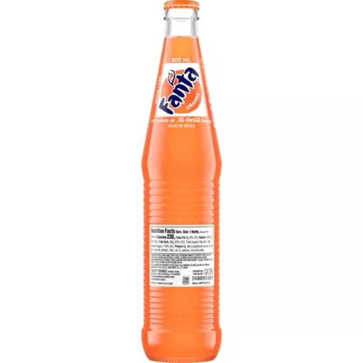 Glass Bottle Fanta