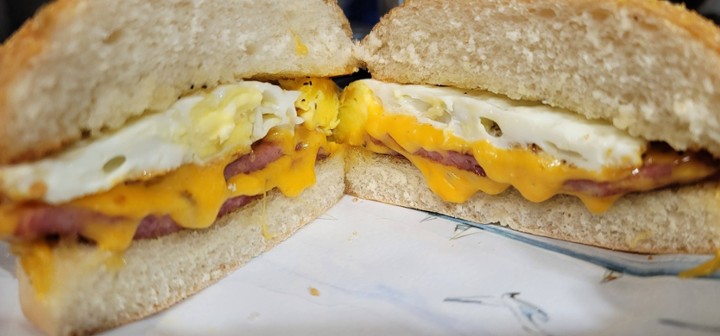 Porkroll, Egg, And Cheese