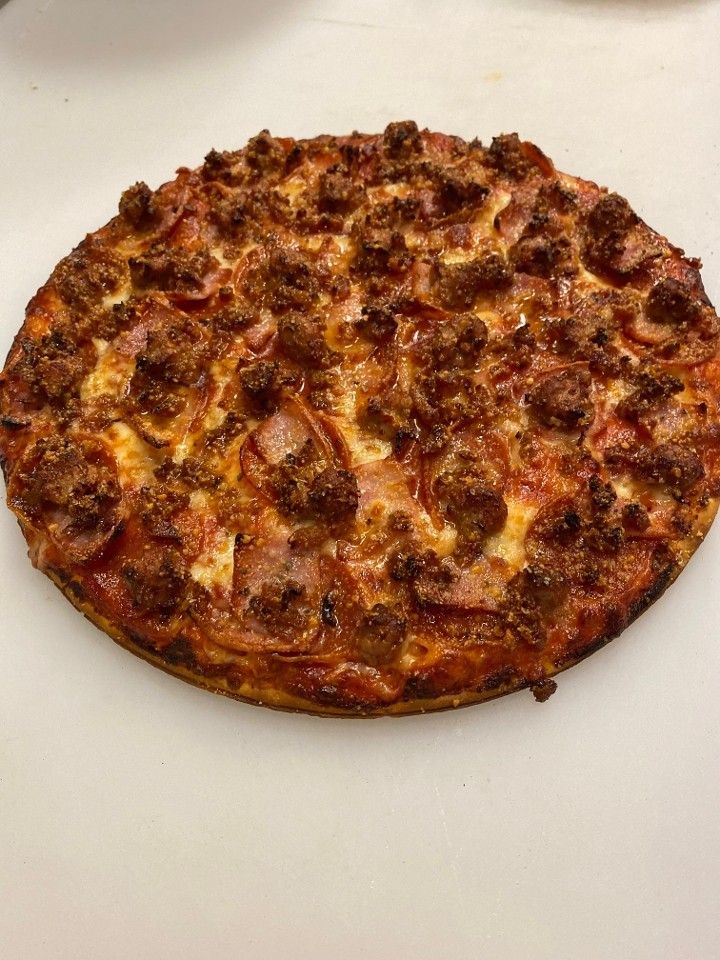 7" Meat Lovers Pizza