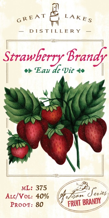 Strawberry Brandy 375ml