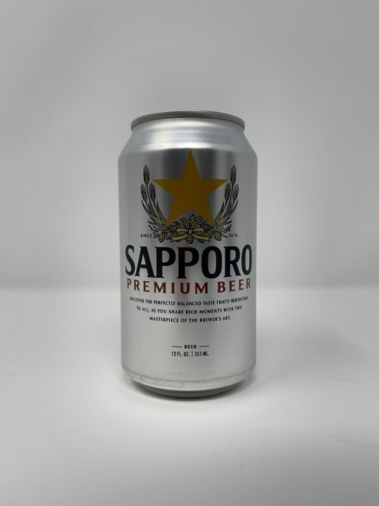 Sapporo 12oz Can