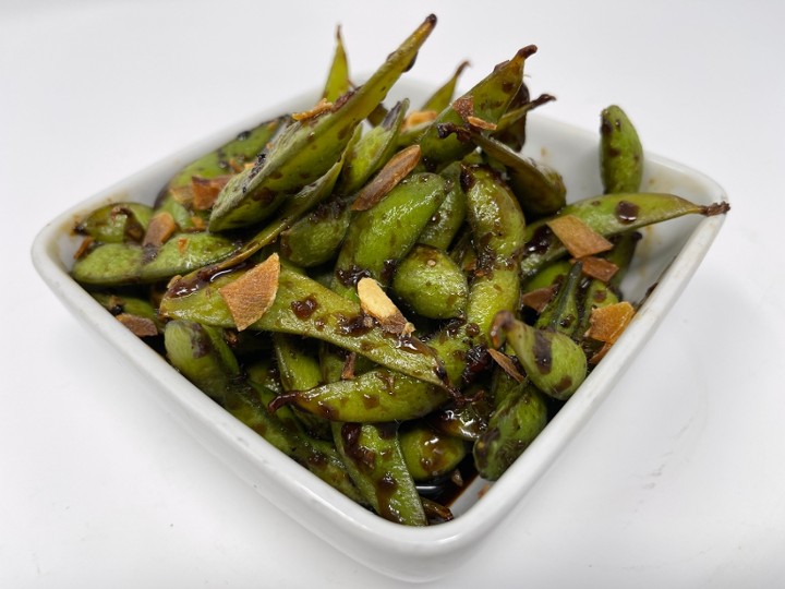 Garlic Edamame