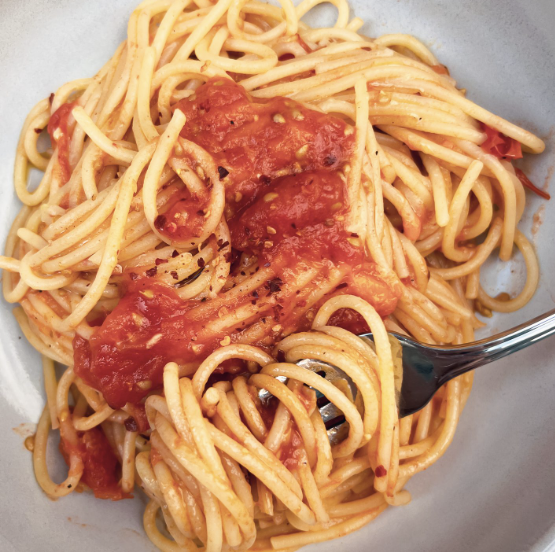 Spaghetti w/Marinara Sauce