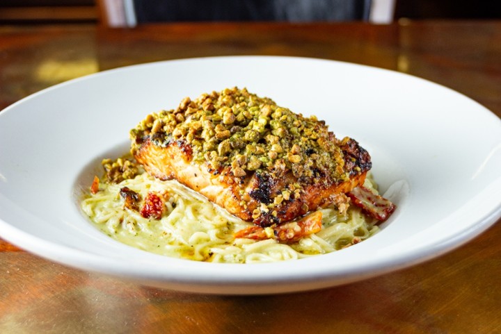 Pistachio Pesto Salmon