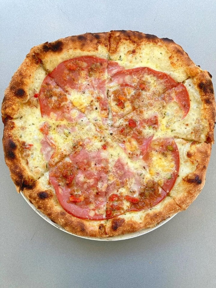 Mortadella Pizza